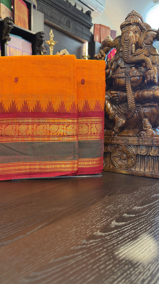 Kanchi Cotton Saree