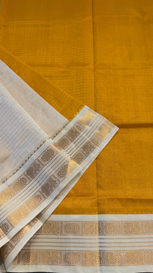 HANDLOOM KANCHIPURAM SILK COTTON (KSC264)