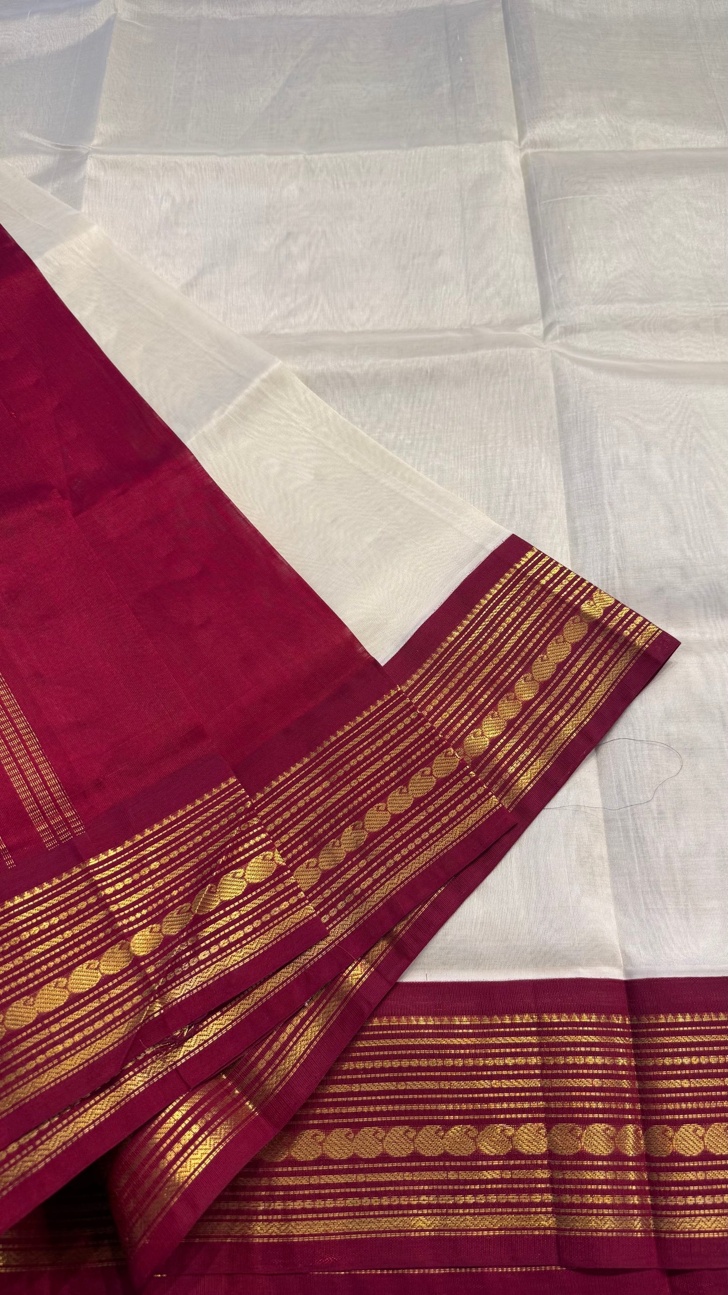 HANDLOOM KANCHIPURAM SILK COTTON (KSC190)