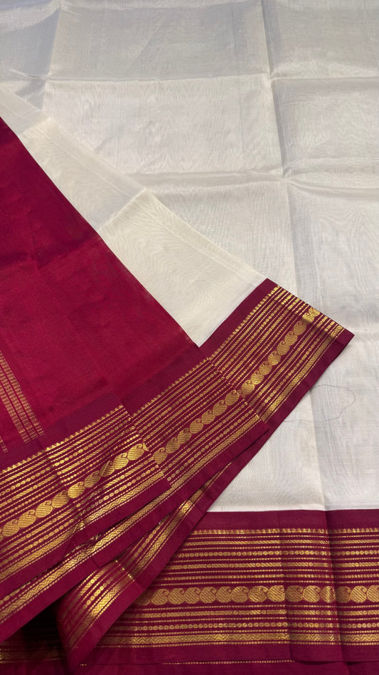 HANDLOOM KANCHIPURAM SILK COTTON (KSC190)