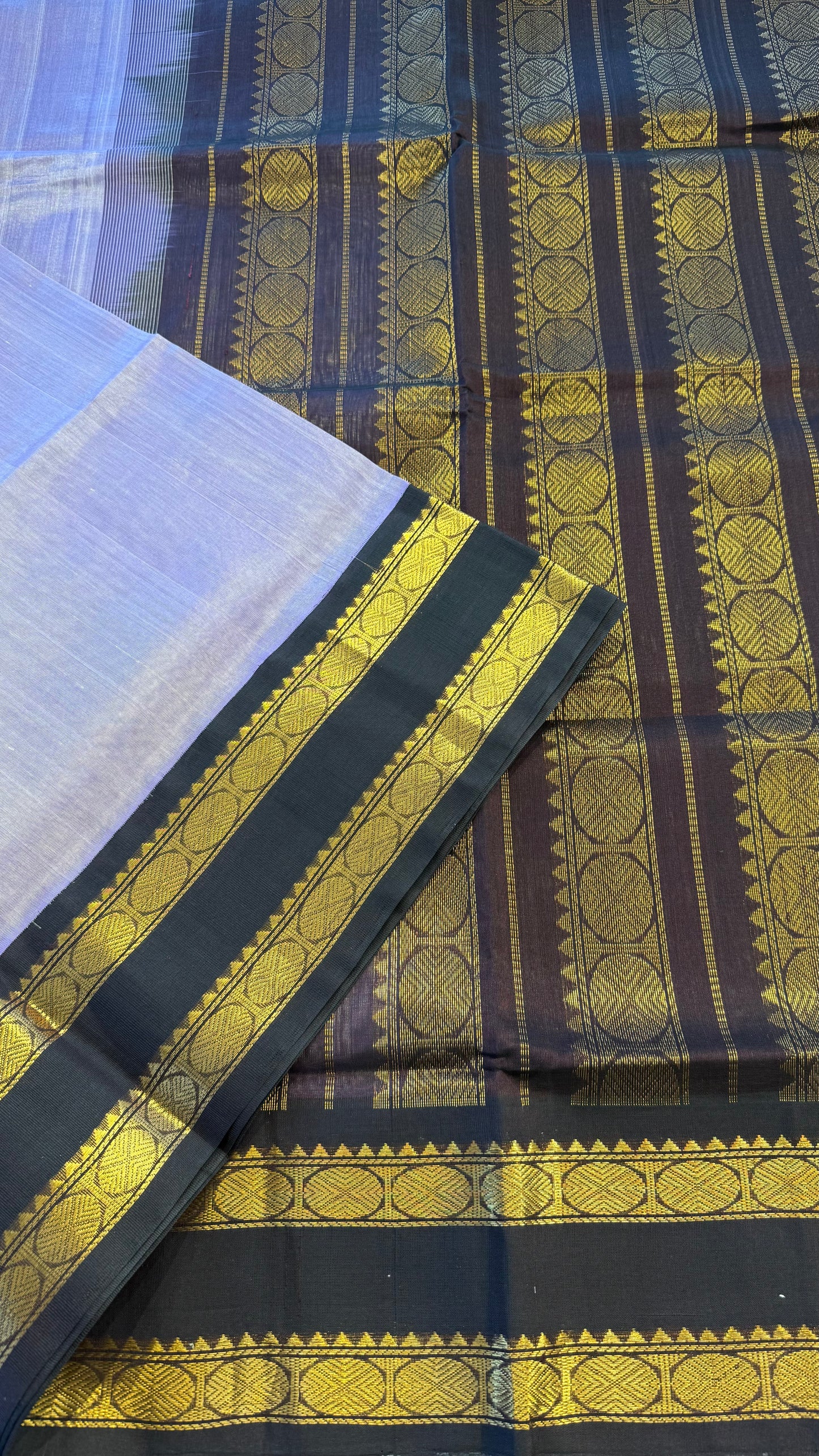 HANDLOOM KANCHIPURAM SILK COTTON (KSC268)