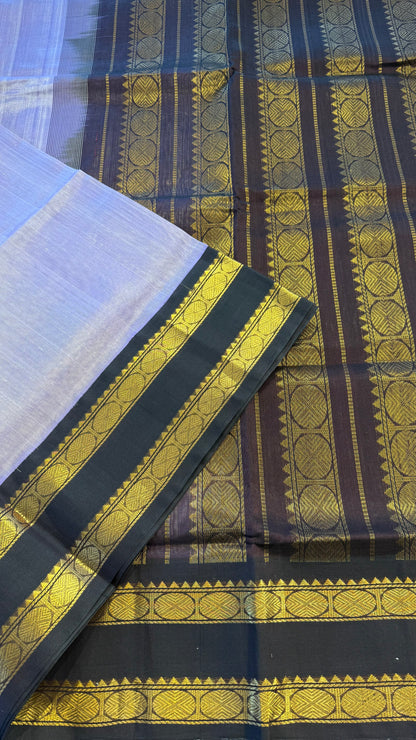 HANDLOOM KANCHIPURAM SILK COTTON (KSC268)