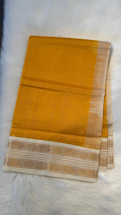 HANDLOOM KANCHIPURAM SILK COTTON (KSC264)