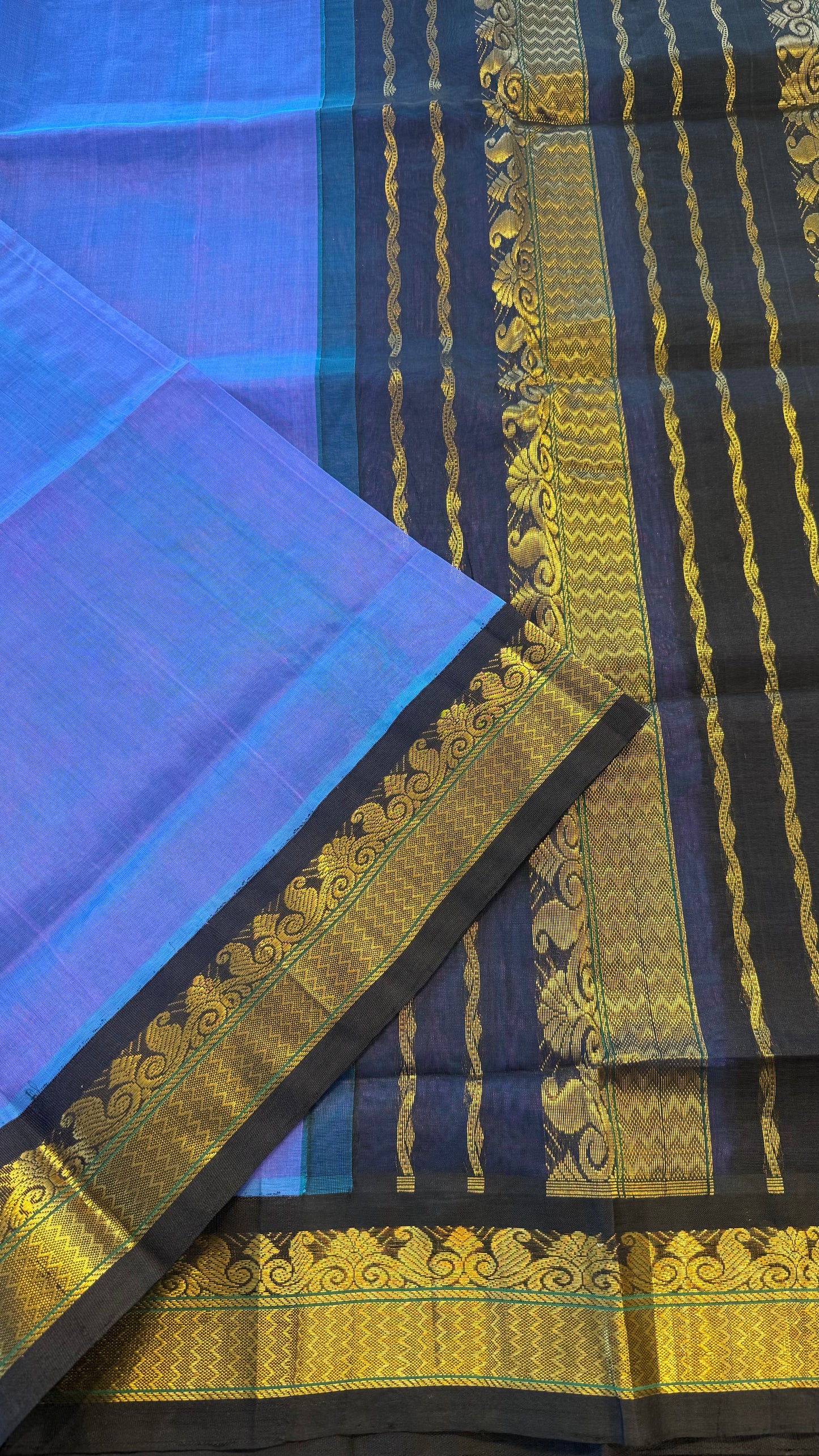 HANDLOOM KANCHIPURAM SILK COTTON (KSC209)