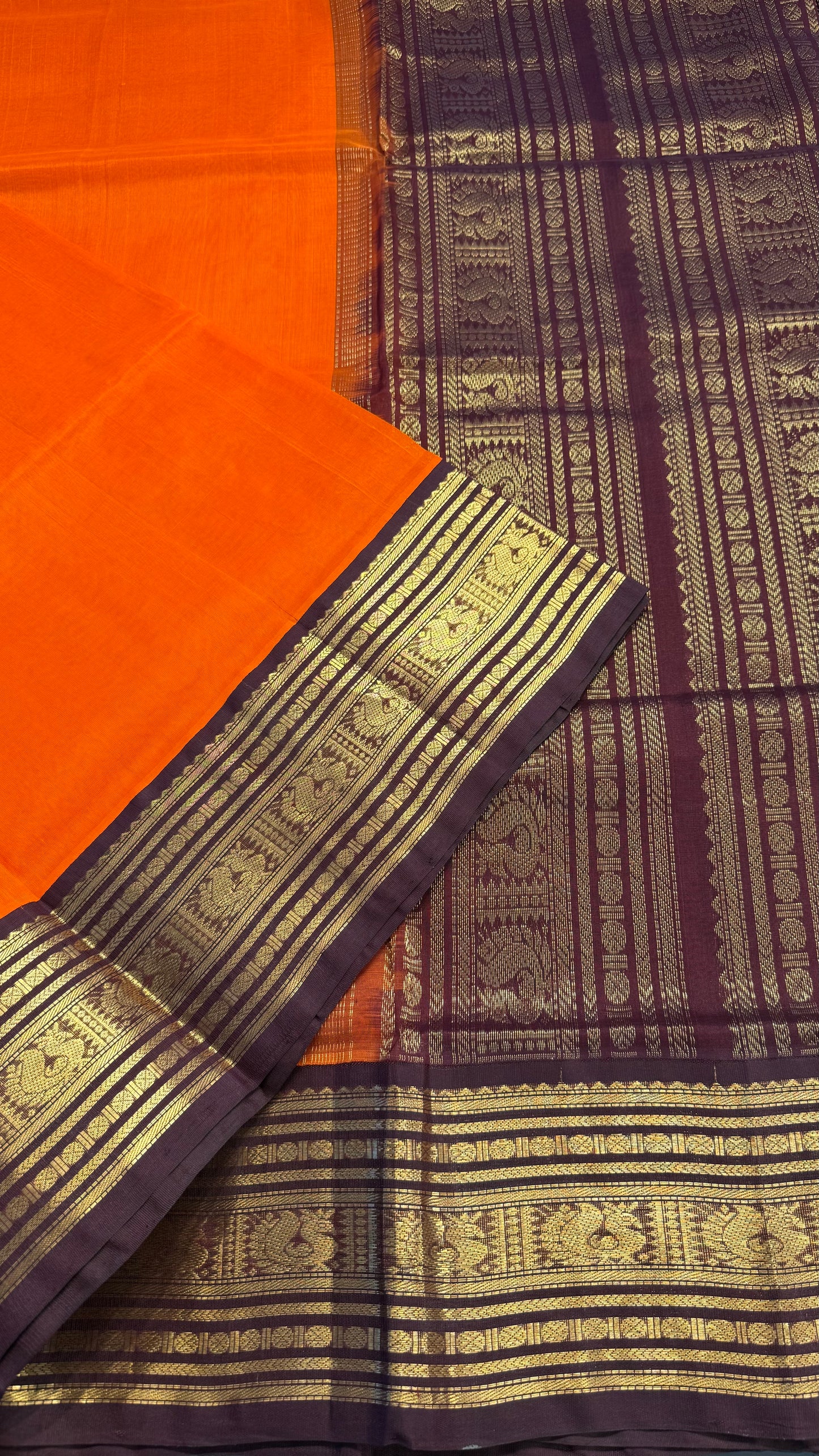 HANDLOOM KANCHIPURAM SILK COTTON (KSC187)