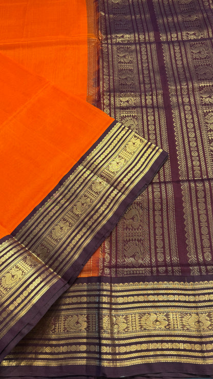 HANDLOOM KANCHIPURAM SILK COTTON (KSC187)