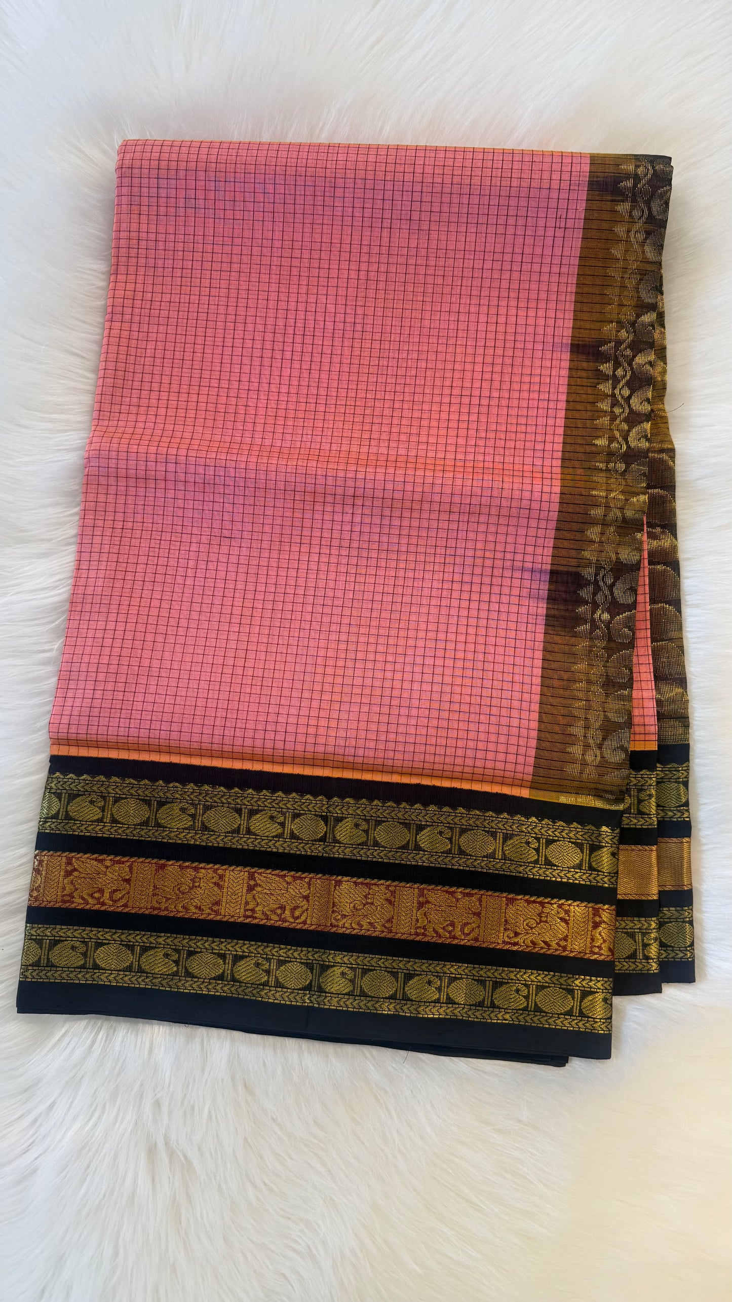 HANDLOOM KANCHIPURAM SILK COTTON (KSC252)