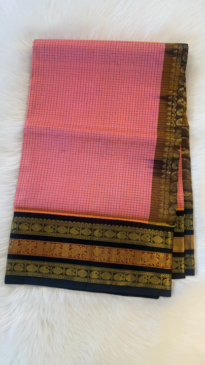 HANDLOOM KANCHIPURAM SILK COTTON (KSC252)