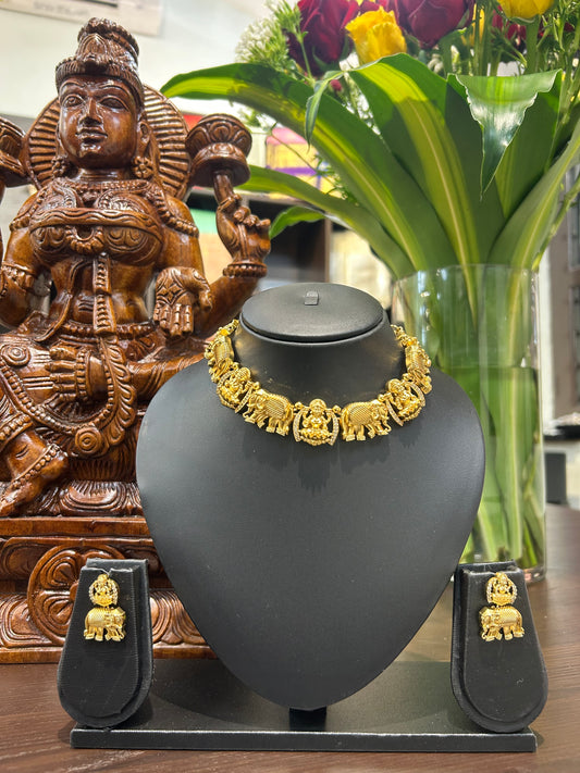 Ishana Short Necklace Jewellery Set