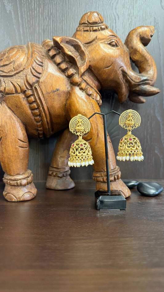 Mogra Ruby Jhumka
