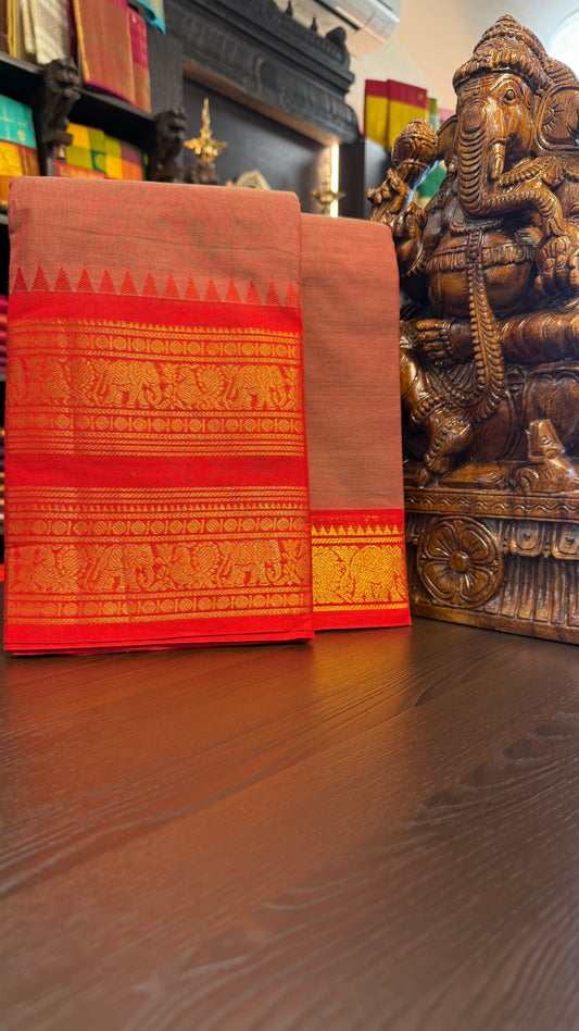 Kanchi Cotton Saree