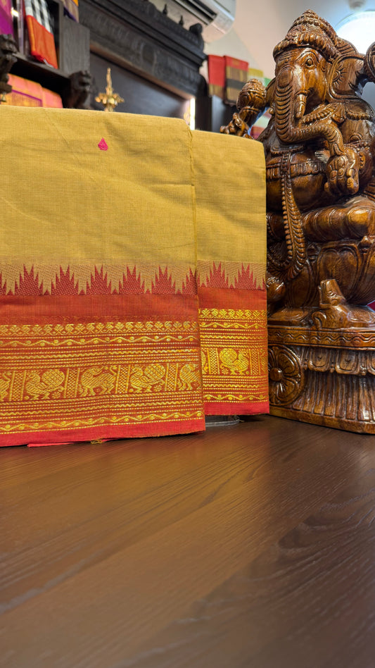 Kanchi Cotton Saree