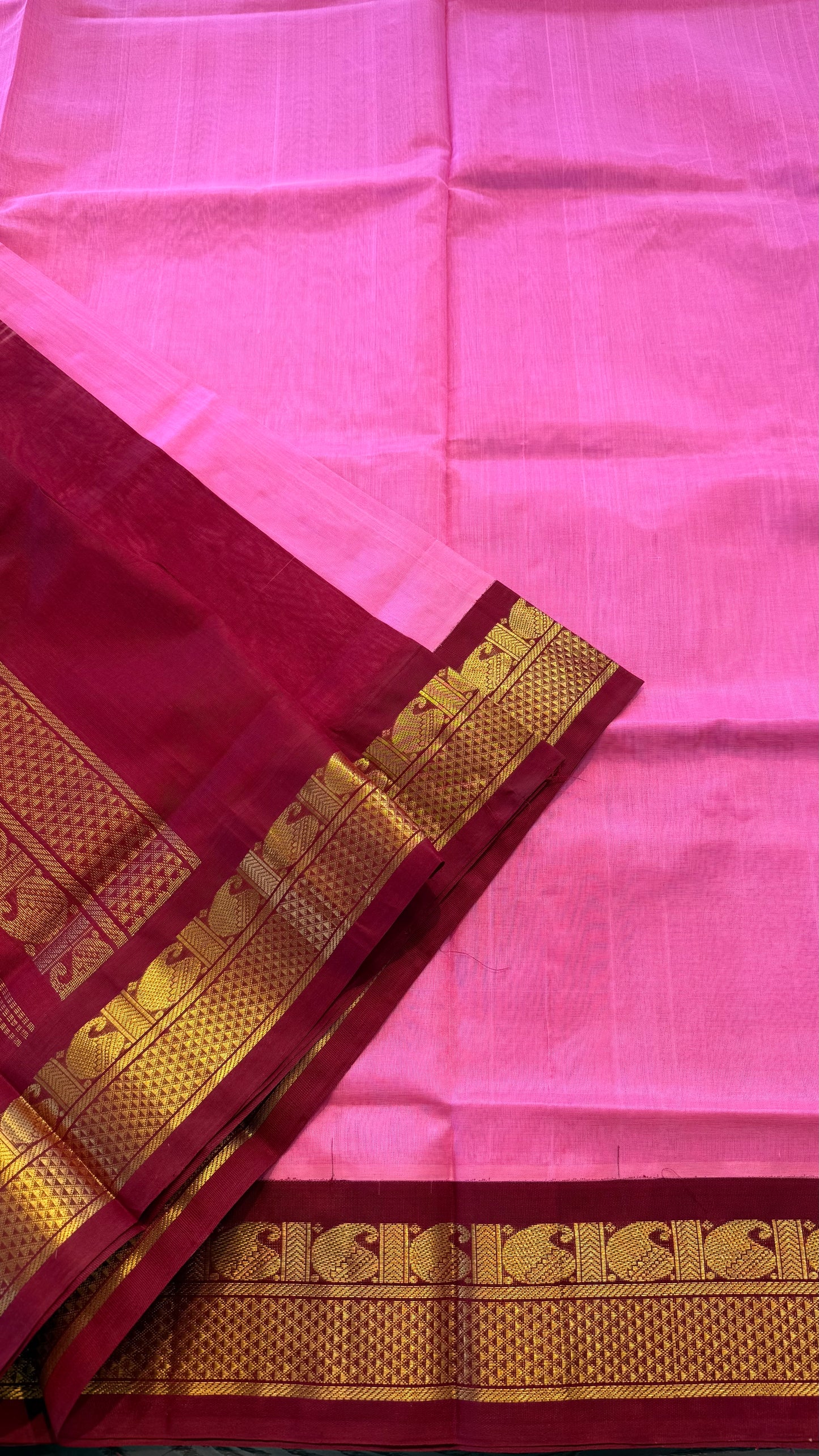 HANDLOOM KANCHIPURAM SILK COTTON (KSC221)