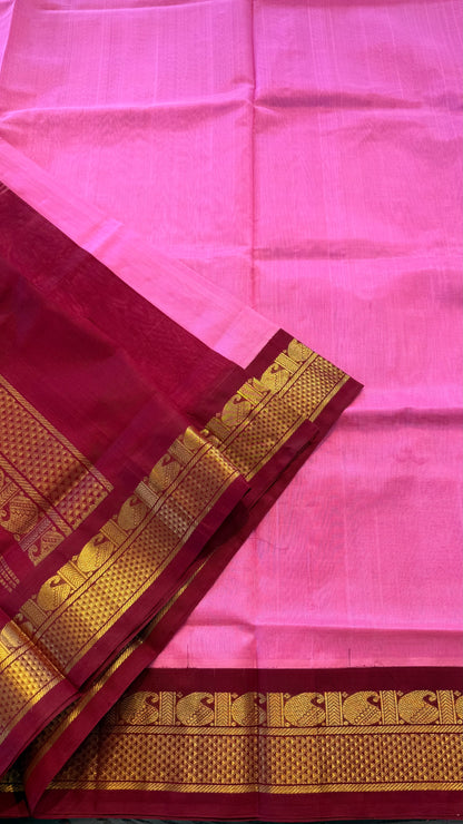 HANDLOOM KANCHIPURAM SILK COTTON (KSC221)