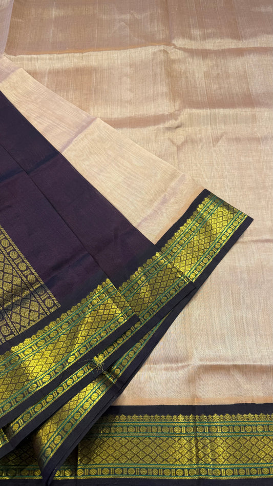 HANDLOOM KANCHIPURAM SILK COTTON (KSC161)