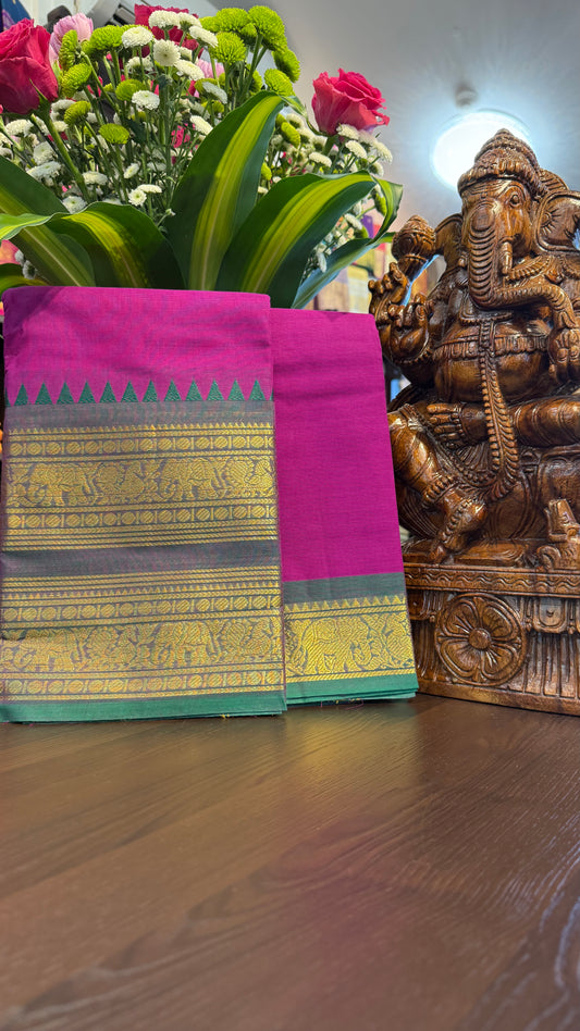 Kanchi Cotton Saree