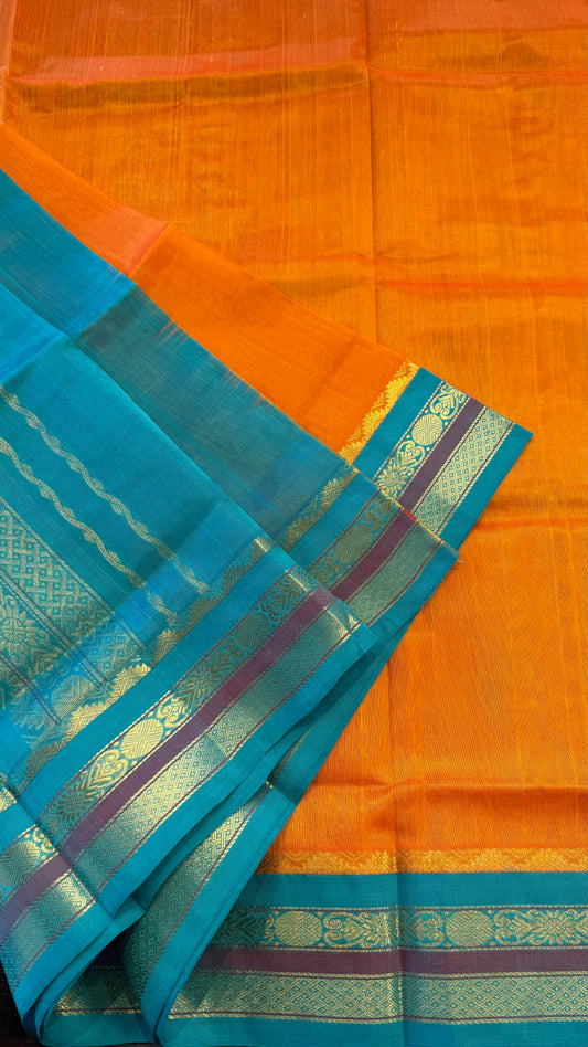 HANDLOOM KANCHIPURAM SILK COTTON (KSC234)