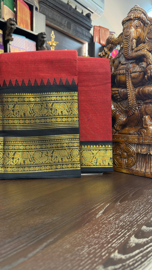 Kanchi Cotton Saree