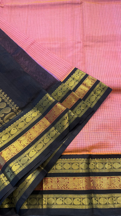 HANDLOOM KANCHIPURAM SILK COTTON (KSC252)