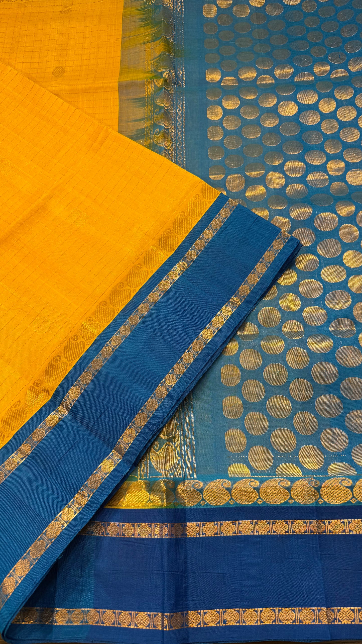 HANDLOOM KANCHIPURAM SILK COTTON (KSC180)