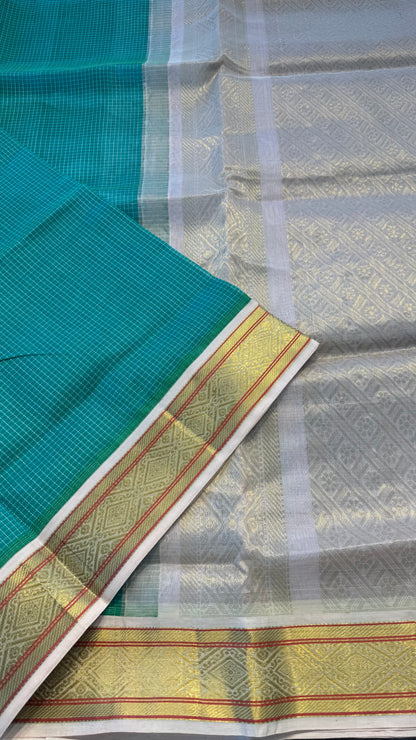 HANDLOOM KANCHIPURAM SILK COTTON (KSC260)