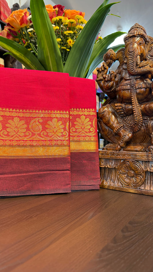 Kanchi Cotton Saree