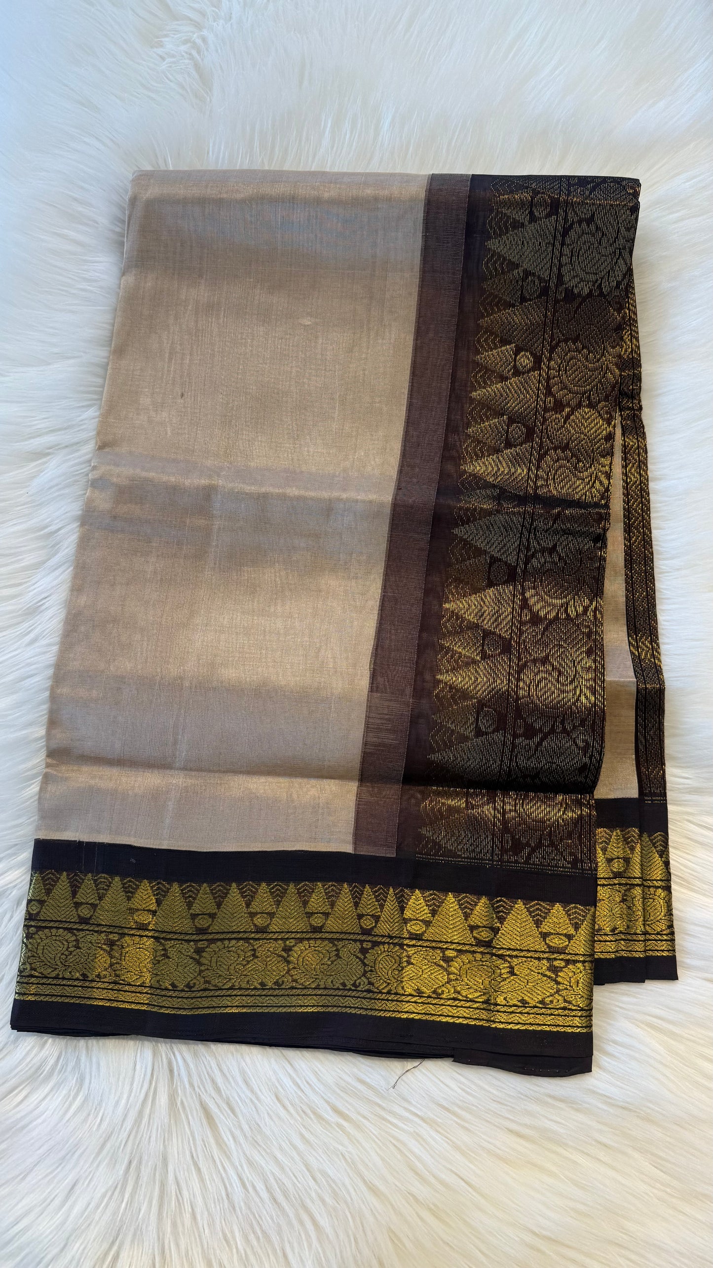 HANDLOOM KANCHIPURAM SILK COTTON (KSC201)