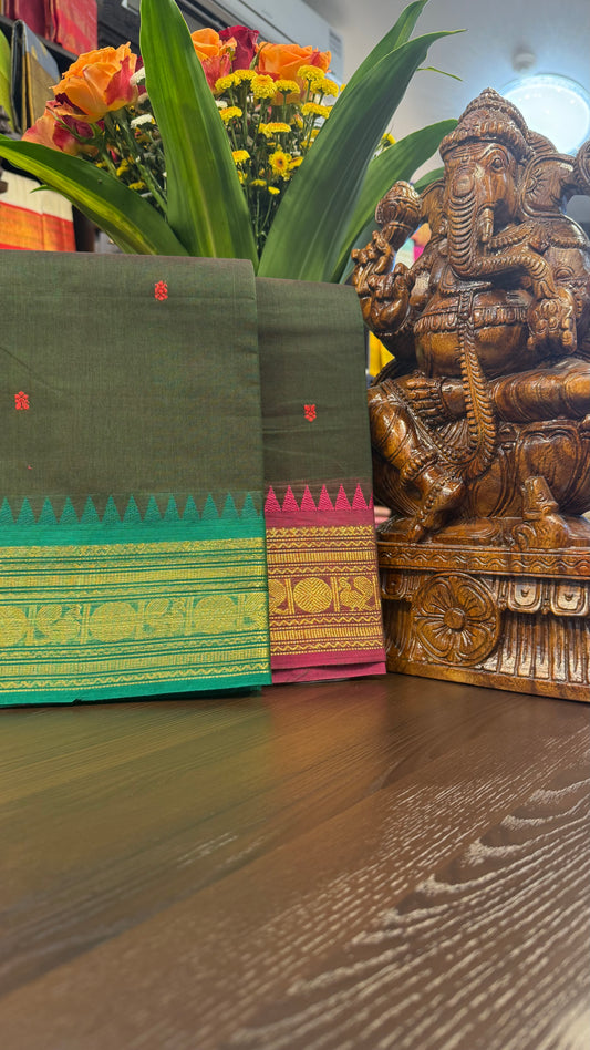 Kanchi Cotton Saree