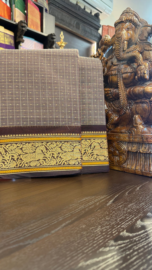 Kanchi Cotton Saree