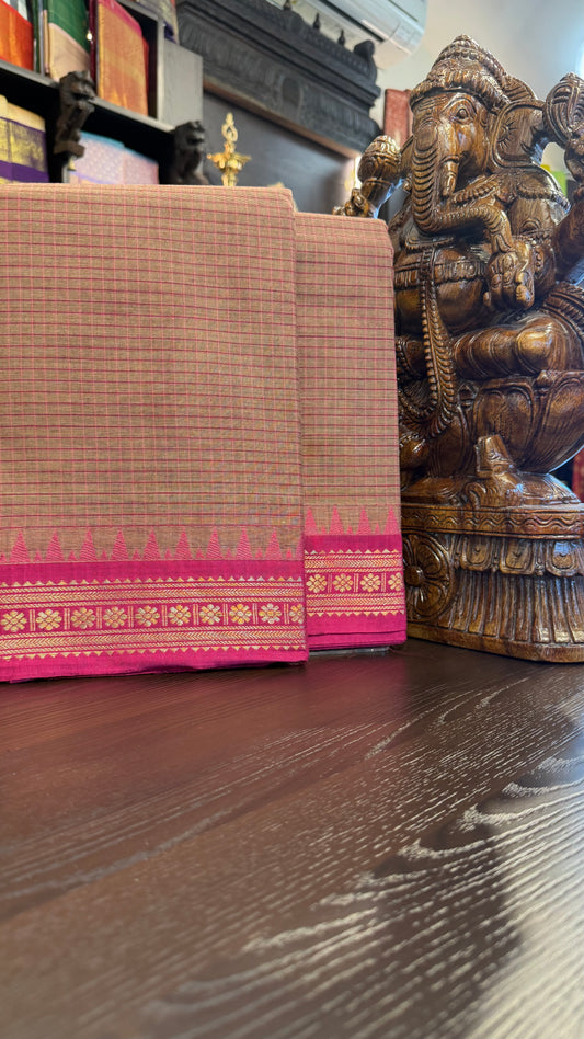 Kanchi Cotton Saree