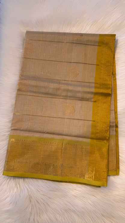 HANDLOOM KANCHIPURAM SILK COTTON (KSC279)