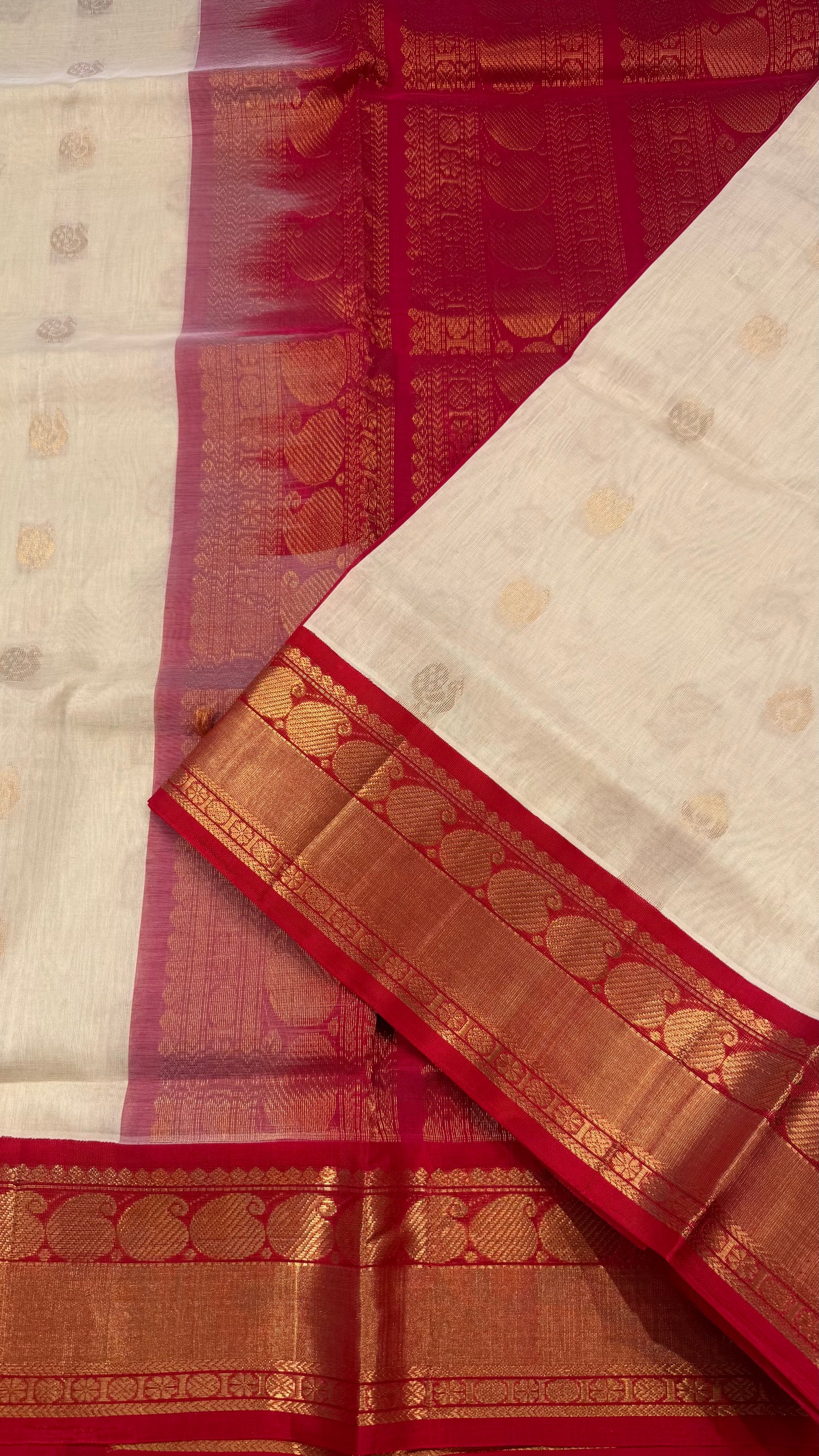 HANDLOOM KANCHIPURAM SILK COTTON (KSC208)
