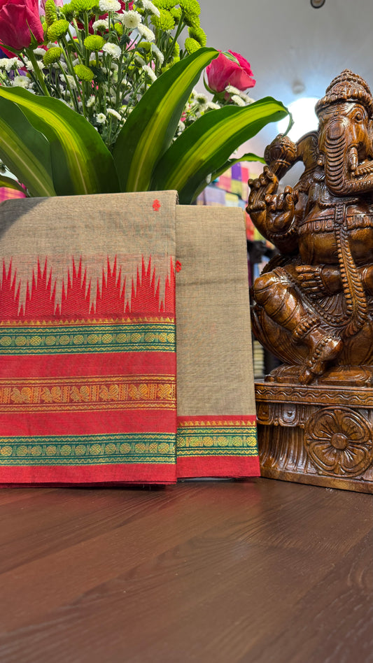 Kanchi Cotton Saree