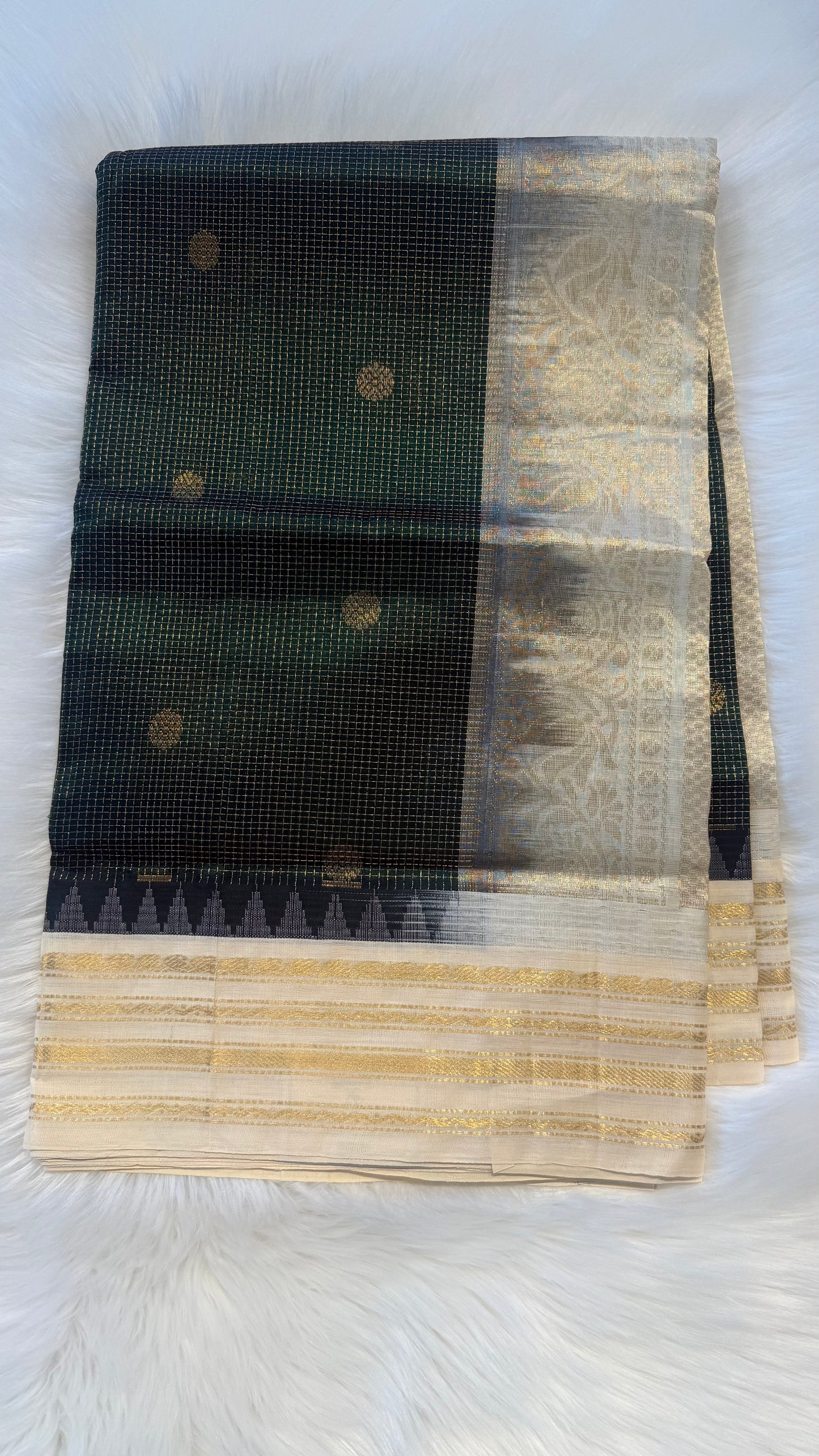 HANDLOOM KANCHIPURAM SILK COTTON (KSC276)