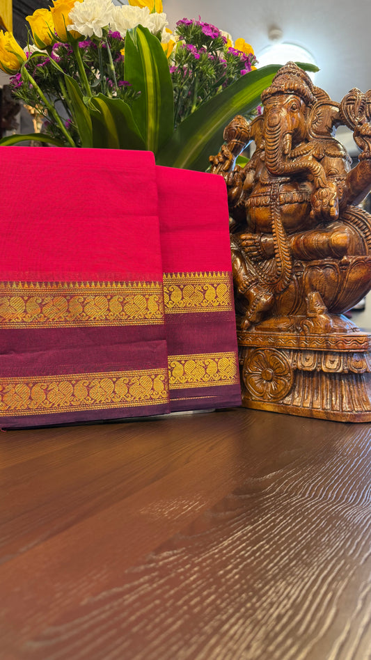 Kanchi Cotton Saree