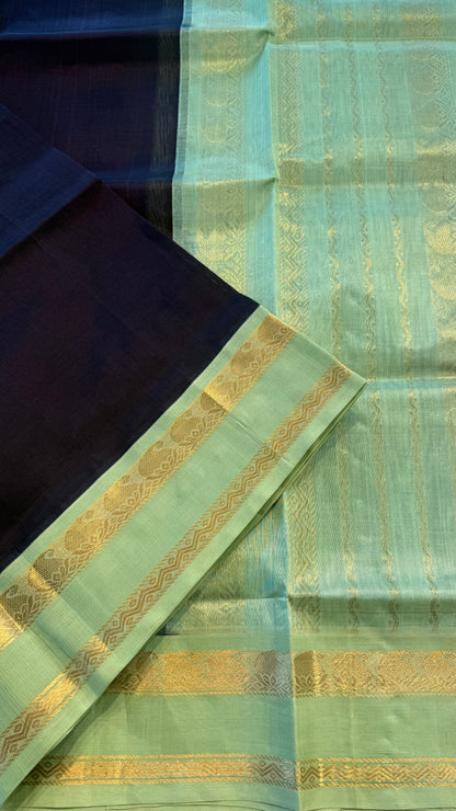 HANDLOOM KANCHIPURAM SILK COTTON (KSC217)