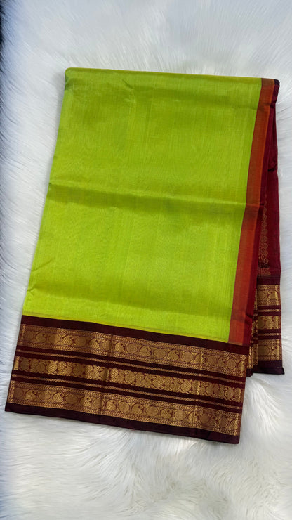 HANDLOOM KANCHIPURAM SILK COTTON (KSC158)