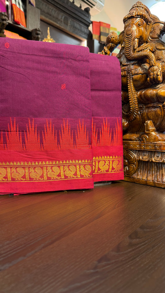 Kanchi Cotton Saree