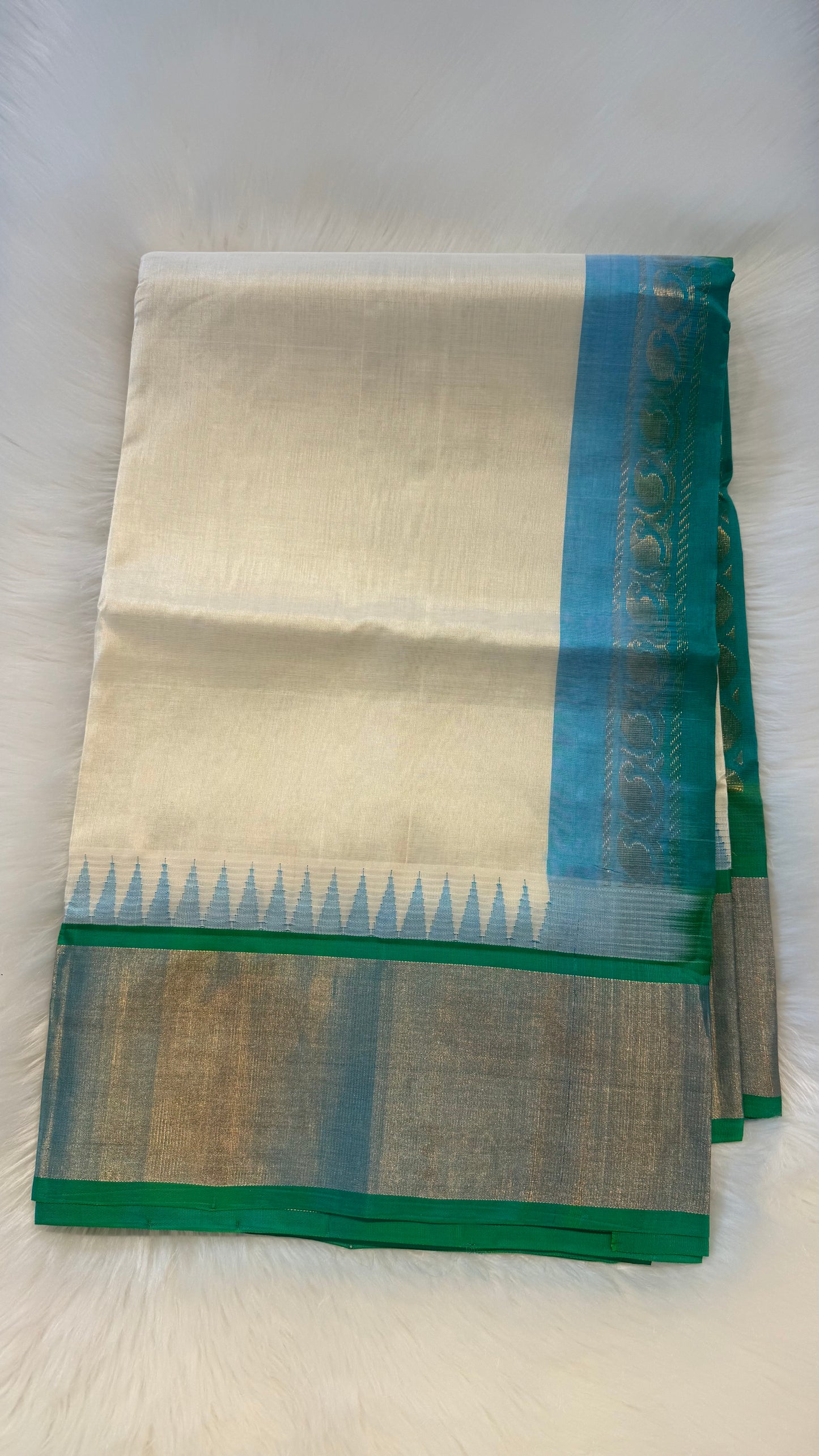HANDLOOM KANCHIPURAM SILK COTTON (KSC212)