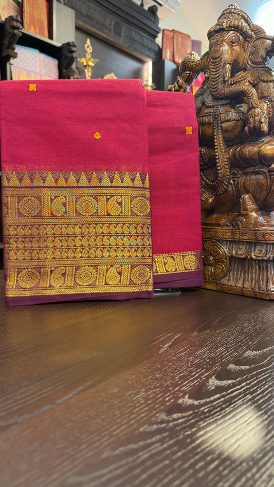 Kanchi Cotton Saree