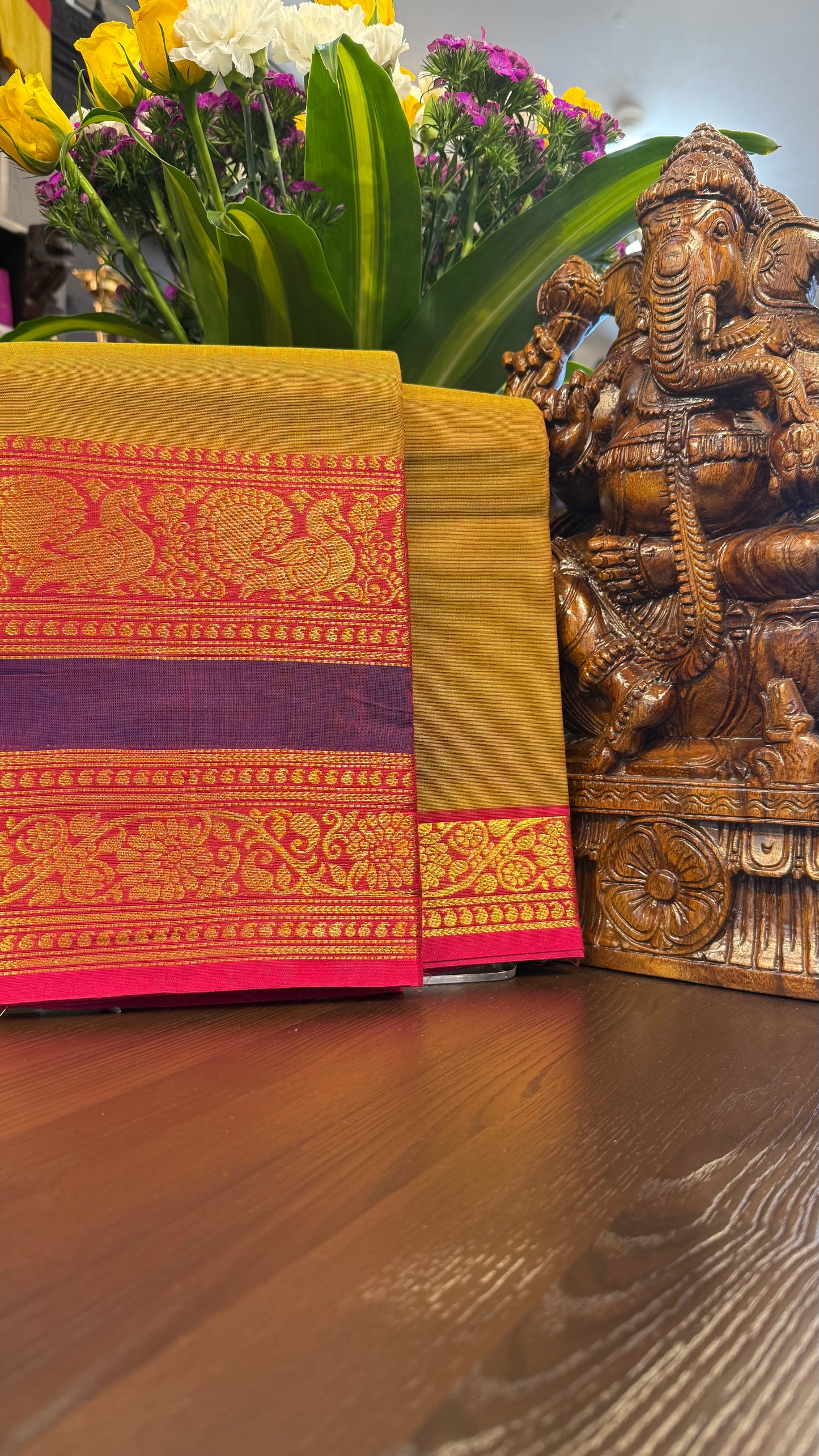 Kanchi Cotton Saree