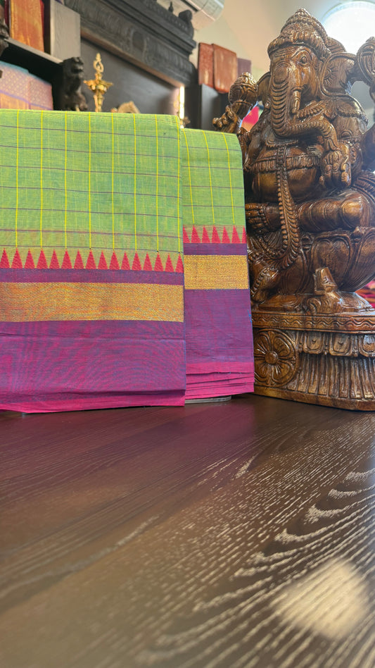 Kanchi Cotton Saree