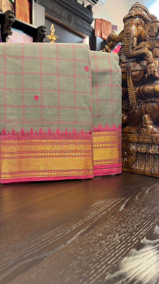 Kanchi Cotton Saree