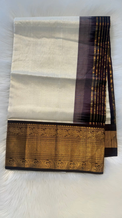 HANDLOOM KANCHIPURAM SILK COTTON (KSC246)