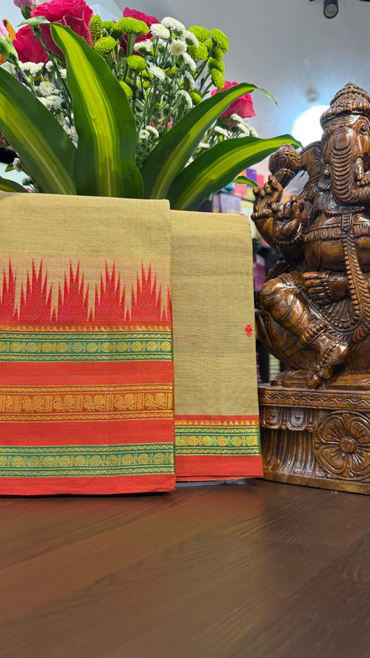 Kanchi Cotton Saree
