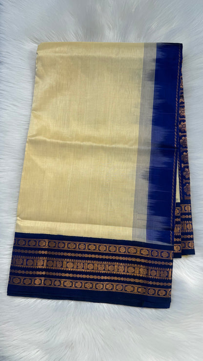 HANDLOOM KANCHIPURAM SILK COTTON (KSC185)