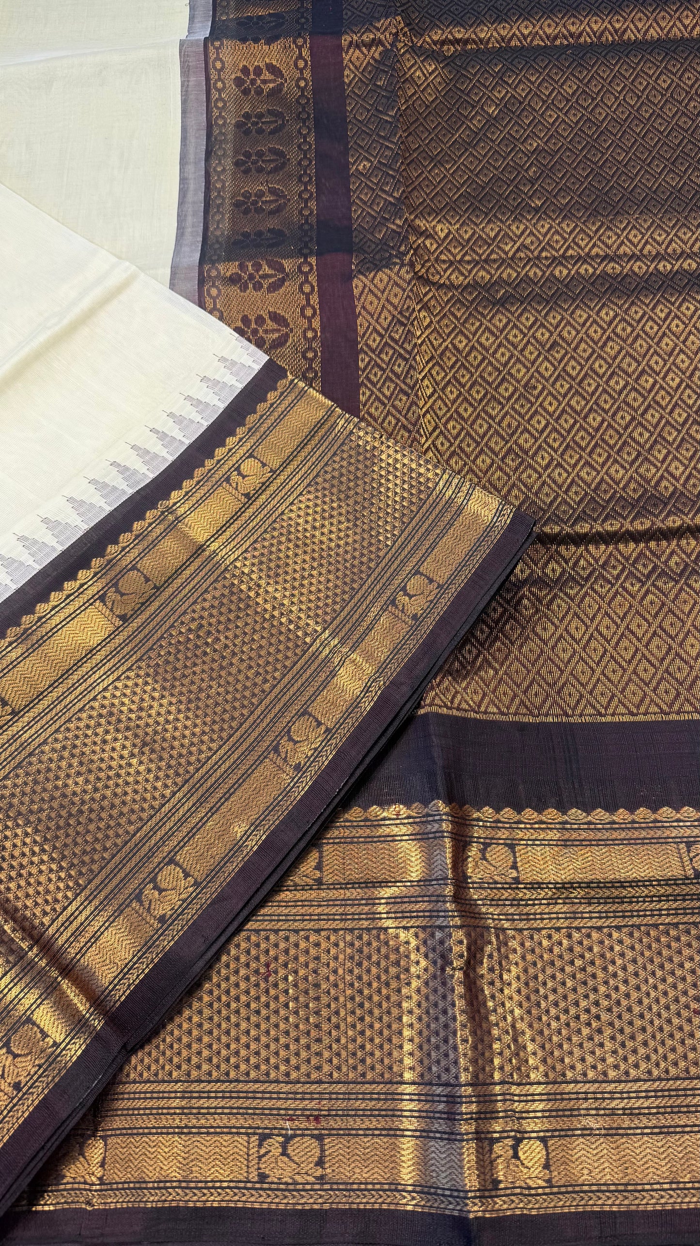 HANDLOOM KANCHIPURAM SILK COTTON (KSC267)
