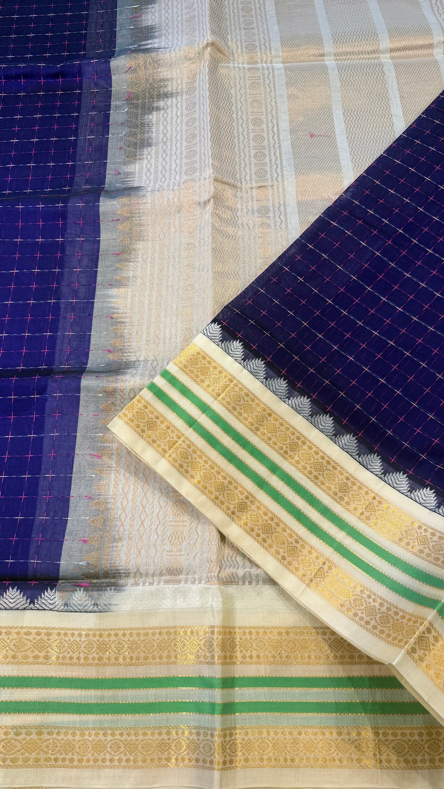 HANDLOOM KANCHIPURAM SILK COTTON (KSC266)