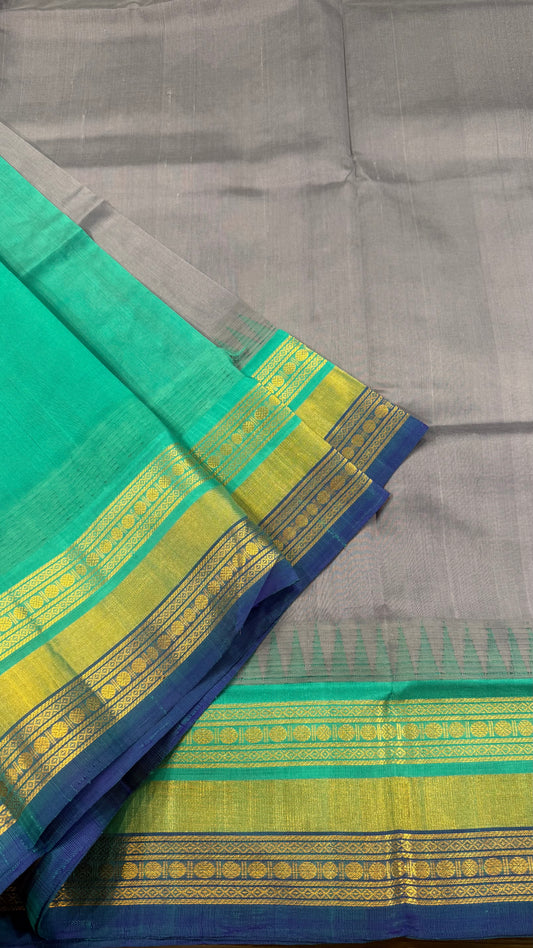 HANDLOOM KANCHIPURAM SILK COTTON (KSC229)