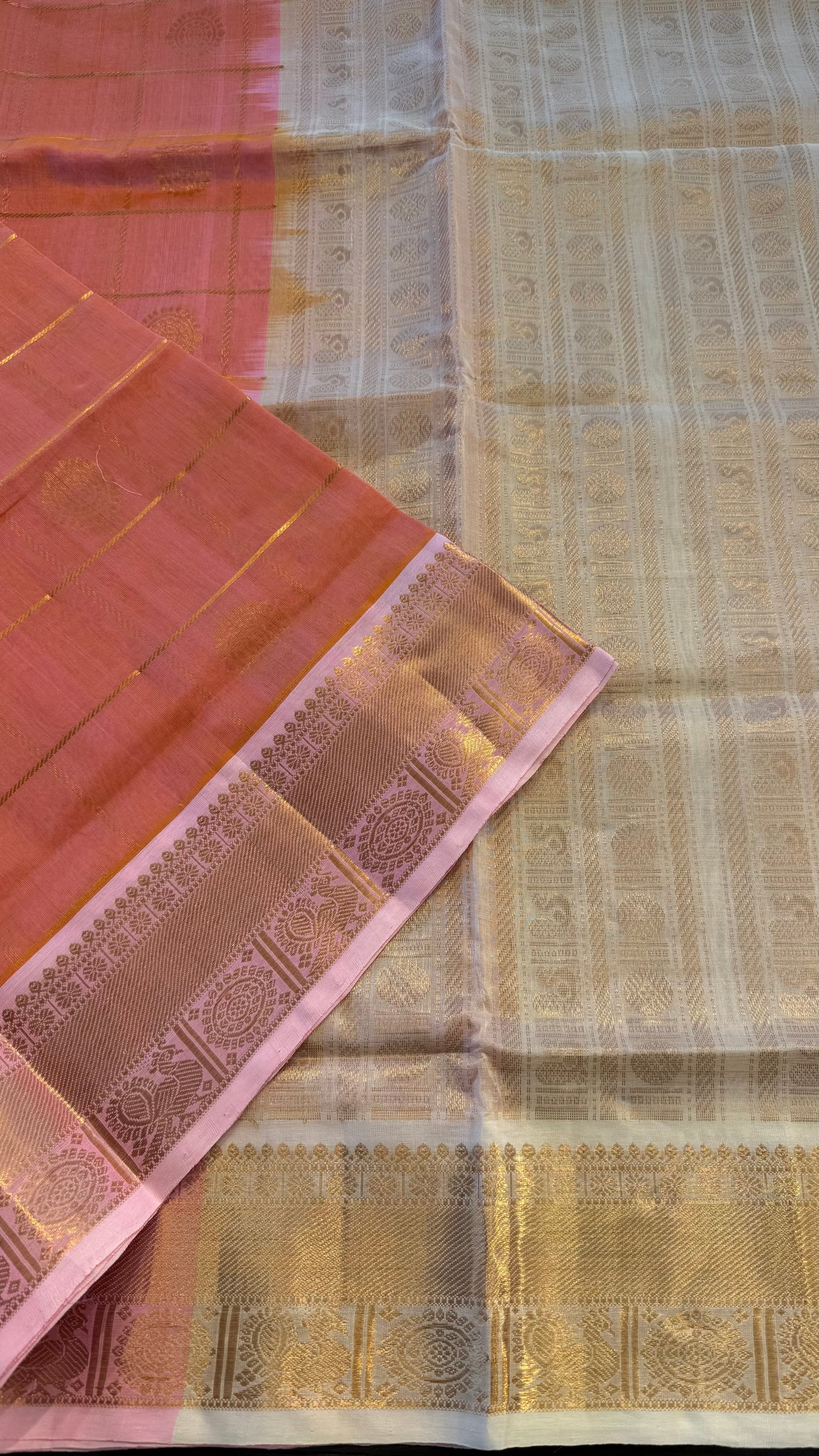 HANDLOOM KANCHIPURAM SILK COTTON (KSC263)